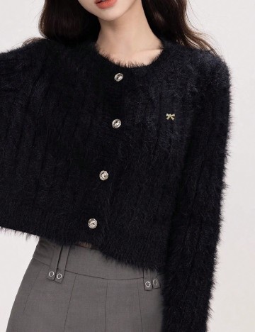 Cardigan SHEIN, negru