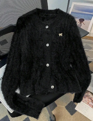 Cardigan SHEIN, negru