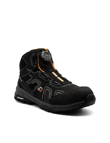 Bocanci de protecție cu varf metalic GARSPORT, negru