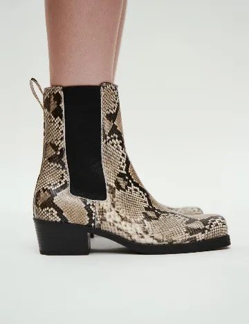 Botine H&M, imprimeu sarpe