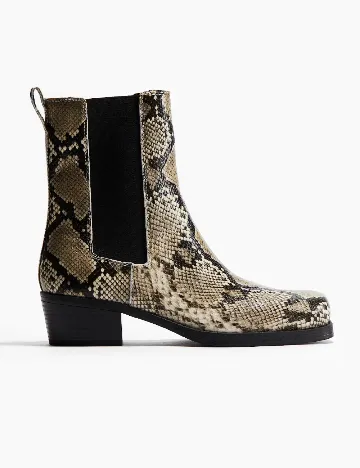 Botine H&M, imprimeu sarpe