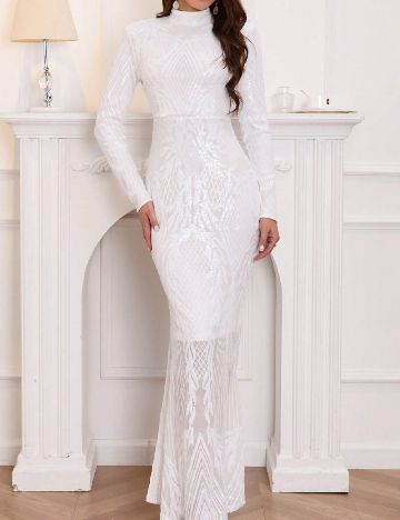Rochie lunga SHEIN, alb