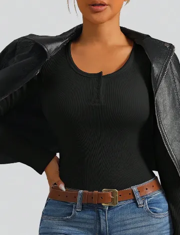 Bluza termica SHEIN, negru
