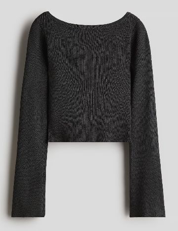 Bluza H&M, gri inchis
