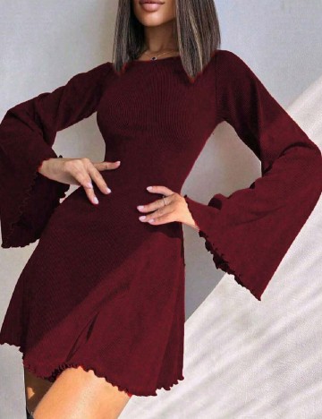 Rochie scurta SHEIN, visiniu