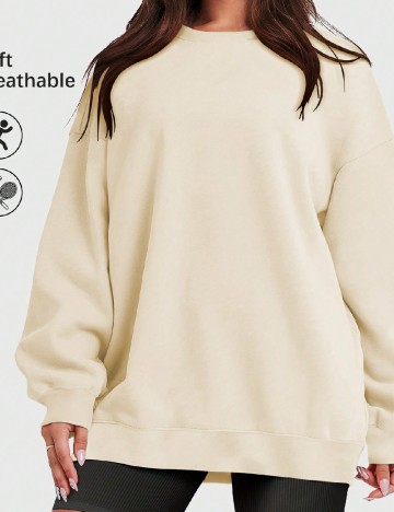 Bluza Oversize SHEIN, crem