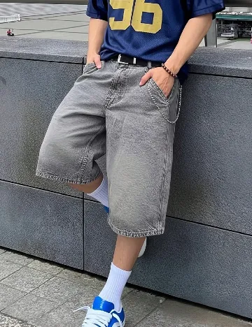 Pantaloni scurti SHEIN, gri