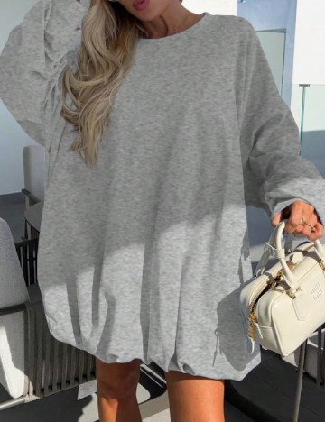 Rochie scurta SHEIN, gri