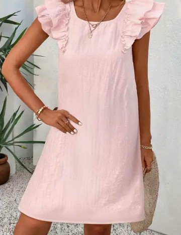 Rochie scurta SHEIN, roz