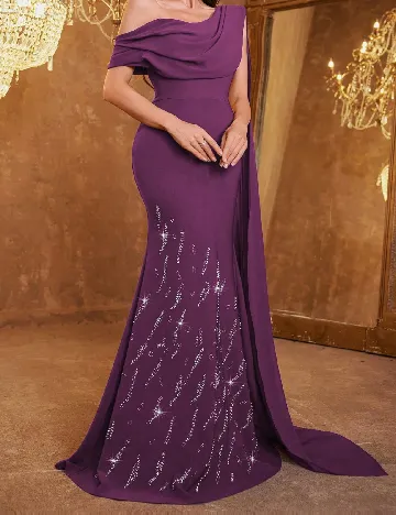 Rochie lunga Toleen, mov