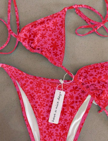 Costum de baie SHEIN, roz