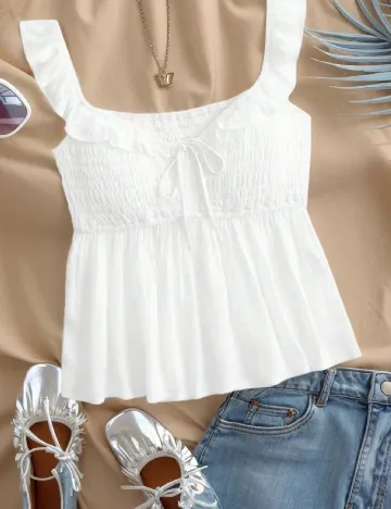 Top SHEIN, alb