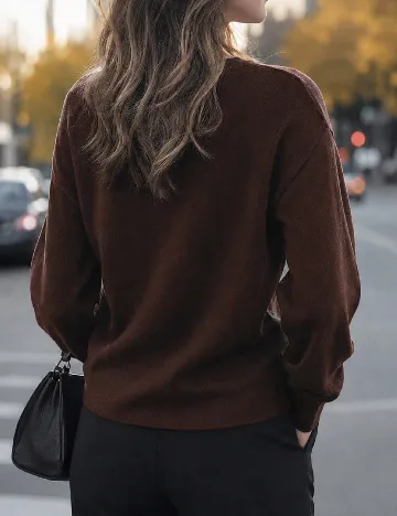 Cardigan SHEIN, maro
