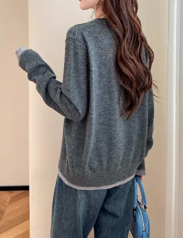 Bluza Alicedudu, gri
