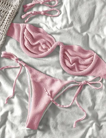 Costum de baie SHEIN, roz