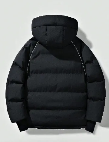 Geaca SHEIN Plus Size Men, negru