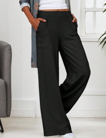 Pantaloni SHEIN, negru