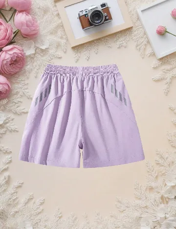 Pantaloni scurti SHEIN, mov