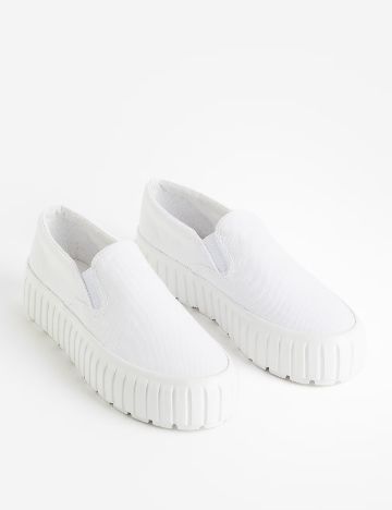 Espadrile H&M, alb