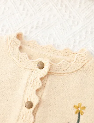 Compleu Shein Kids, crem/maro