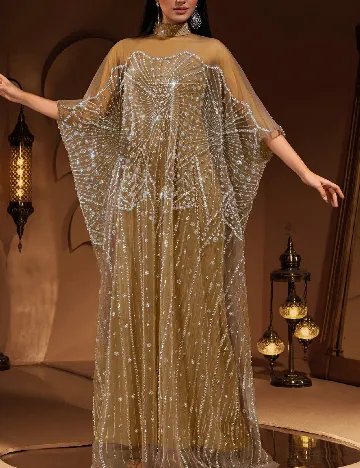 Rochie lunga AMILUCK, maro