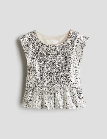 Bluza H&M, argintiu