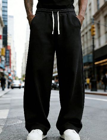 Pantaloni SHEIN, negru