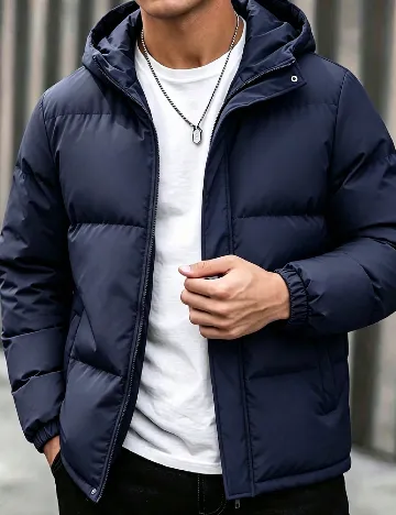 Geaca Shein Kids, bleumarin