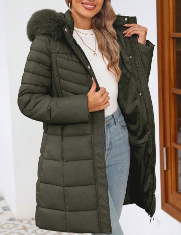 Geaca Giolshon, verde