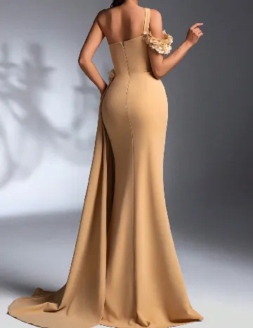Rochie lunga IBTRLY, crem