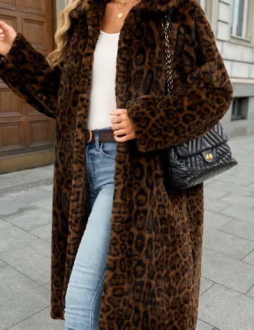 Palton Aixirui, animal print