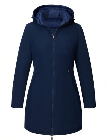 Geaca reversibila Giolshon, bleumarin