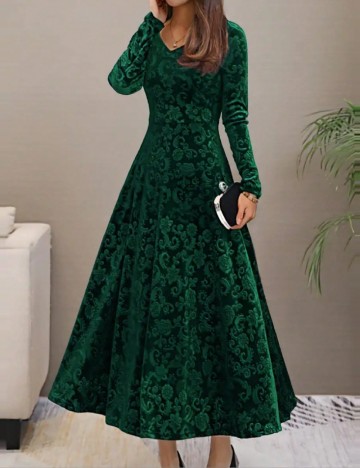 Rochie lunga SHEIN, verde