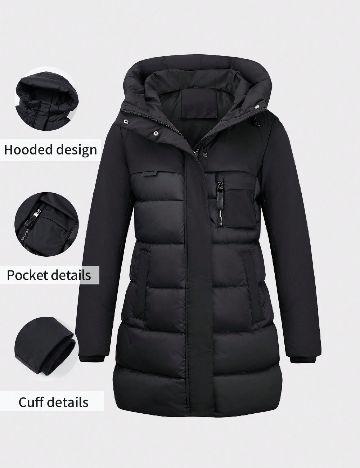 Geaca SHEIN, negru