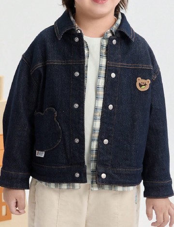 Jacheta Shein Kids, bleumarin