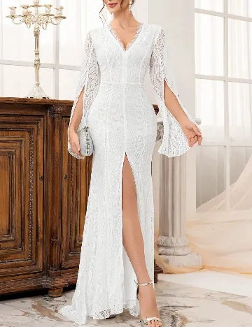 Rochie lunga SHEIN, alb