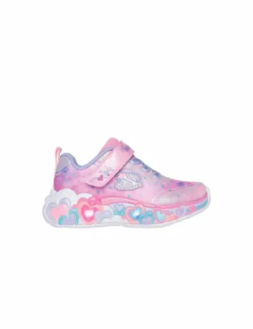 Adidasi cu luminite SKECHERS, roz