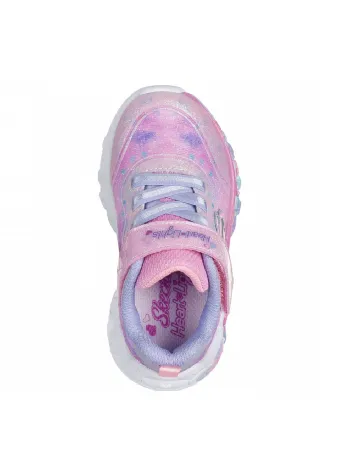 Adidasi cu luminite SKECHERS, roz