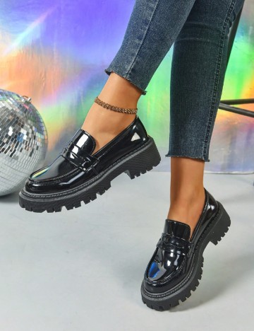 Mocasini SHEIN, negru
