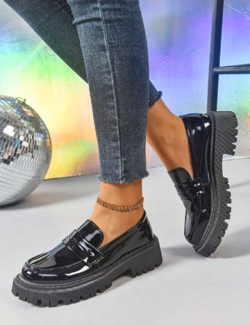Mocasini SHEIN, negru