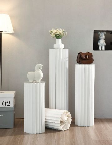 Set suporturi 3 bucati SHEIN, alb