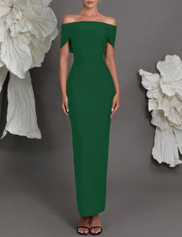 Rochie lunga SHEIN, verde