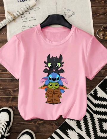 Tricou SHEIN, roz