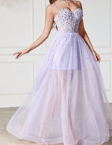 Rochie lunga Nikbk, mov