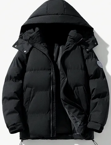 Geaca Oversize SHEIN, negru