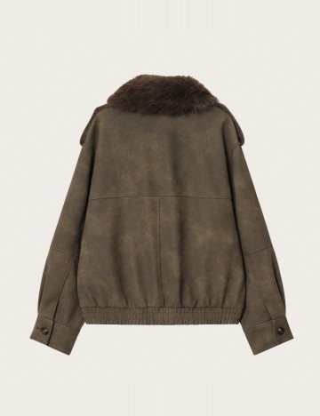 Jacheta Oversize SHEIN, verde