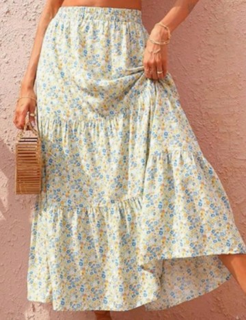 Fusta SHEIN, floral print