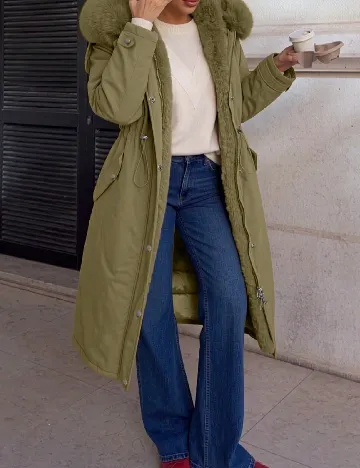 Geaca Giolshon, verde