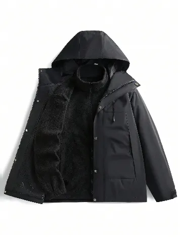 Geaca SHEIN, negru
