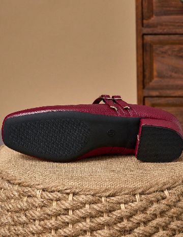 Pantofi SHEIN, visiniu
